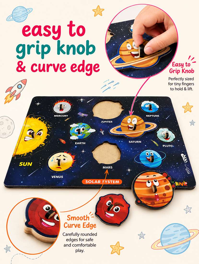 wooden pegged puzzles set - 3 themes - 22627390 -  Standard Image - 1