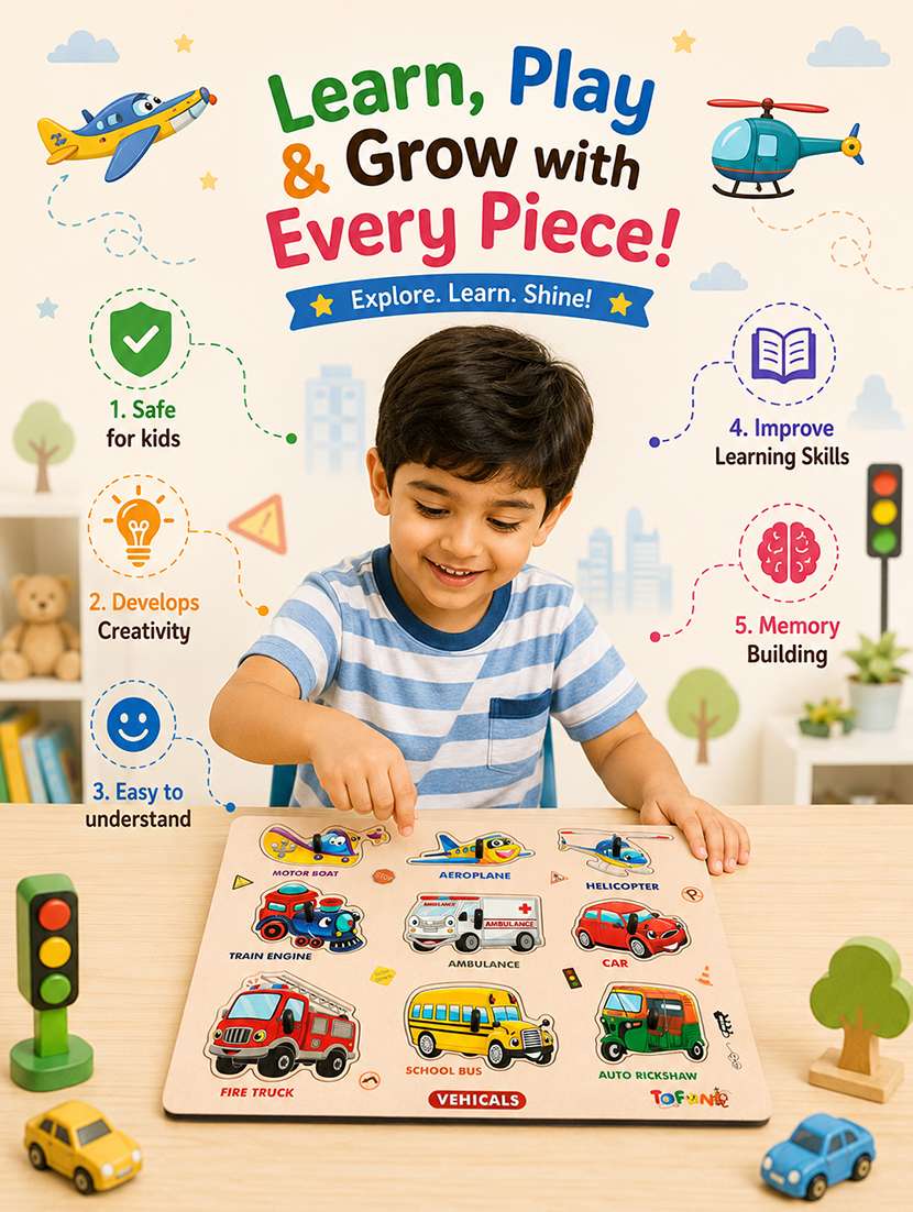 wooden pegged puzzles set - 3 themes - 22627390 -  Standard Image - 4