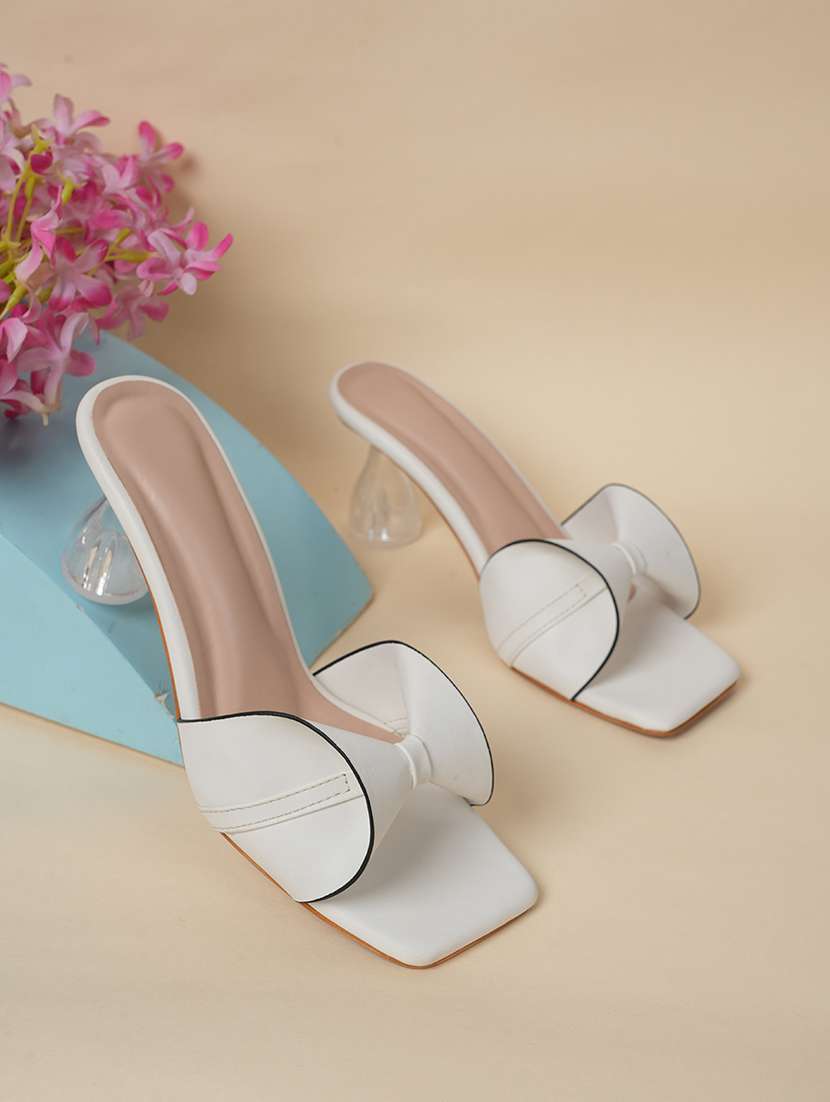 women solid slip on sandal
