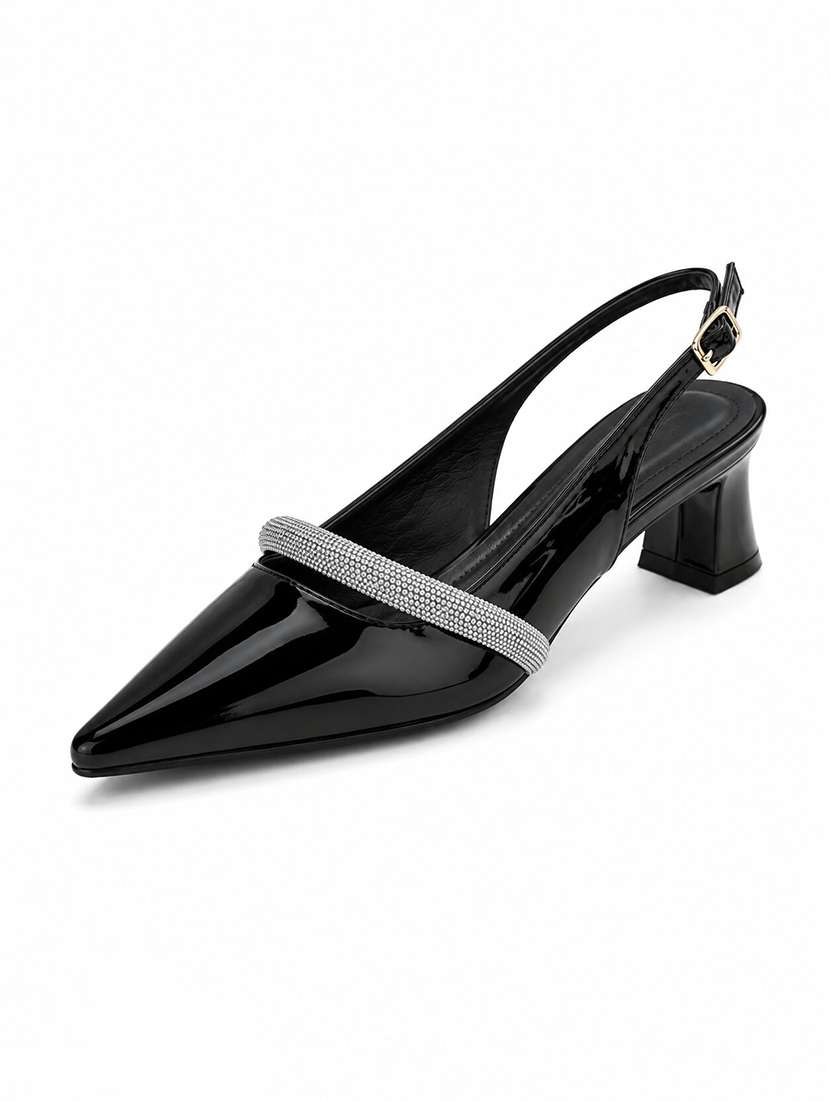 Women Embellished Back Strap Pointed Sandal - 22627511 -  Standard Image - 1