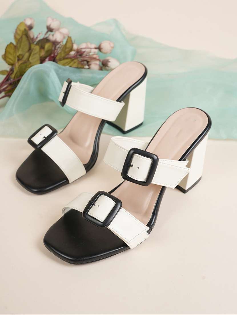 women solid slip on sandal