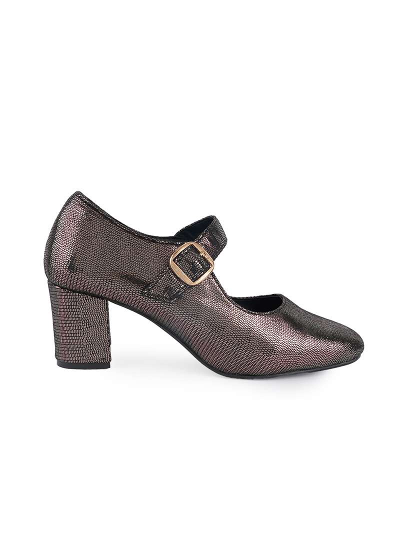 Women Textured Ankle Strap Sandal - 22627589 -  Standard Image - 1