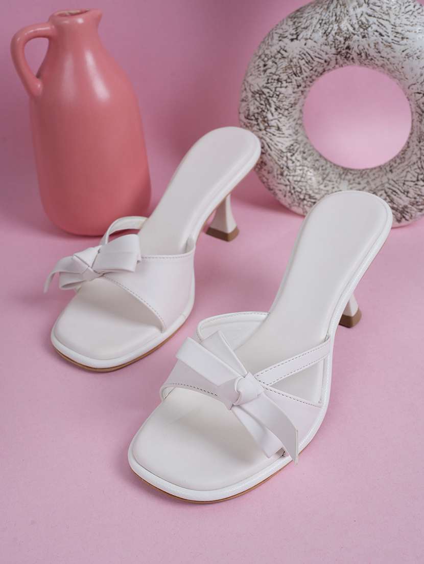 women solid slip on sandal