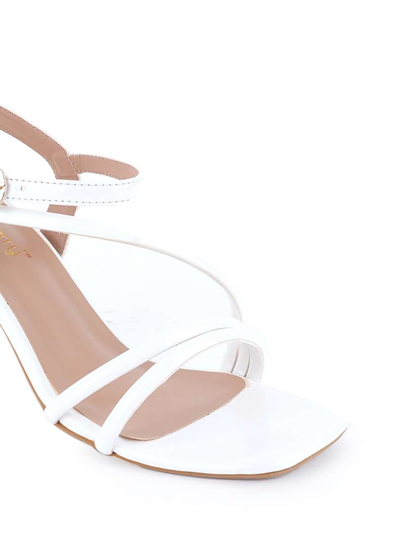 Women Solid Ankle Strap Sandal - 22627757 -  Standard Image - 1