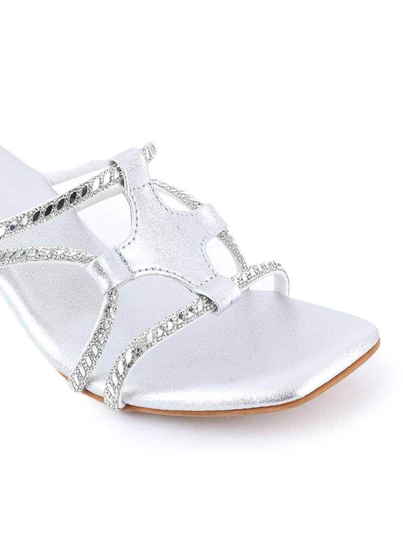 Women Embroidered Slip On Sandal - 22627762 -  Standard Image - 1