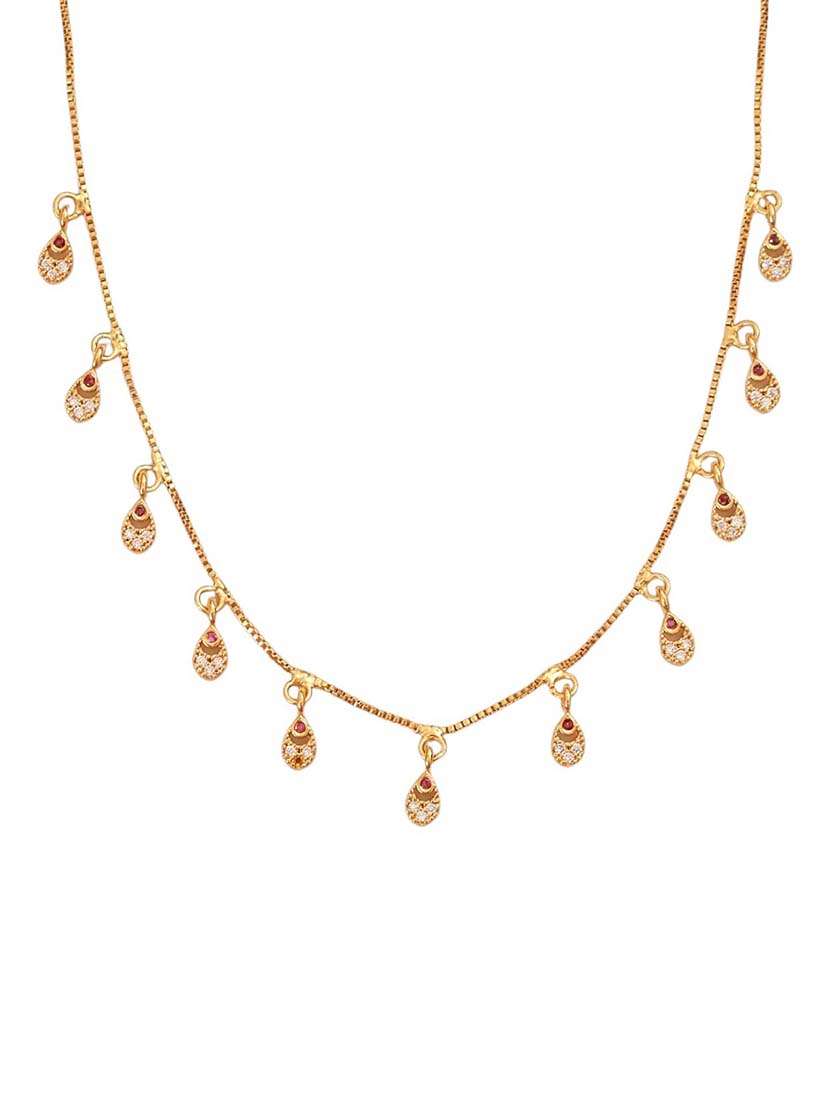women american diamond charm necklace  - 22627827 -  Standard Image - 1