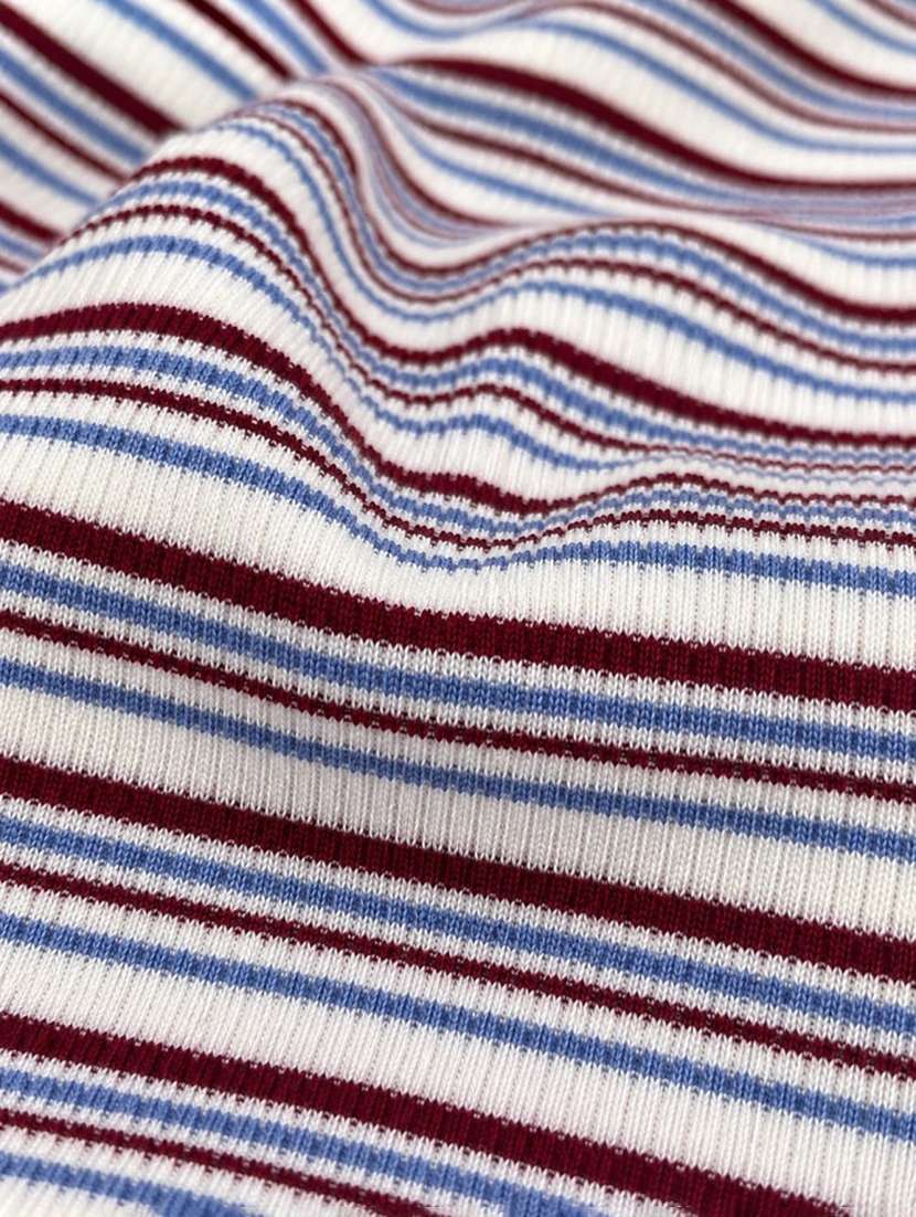 women striped short sleeves regular top - 22627878 -  Standard Image - 4