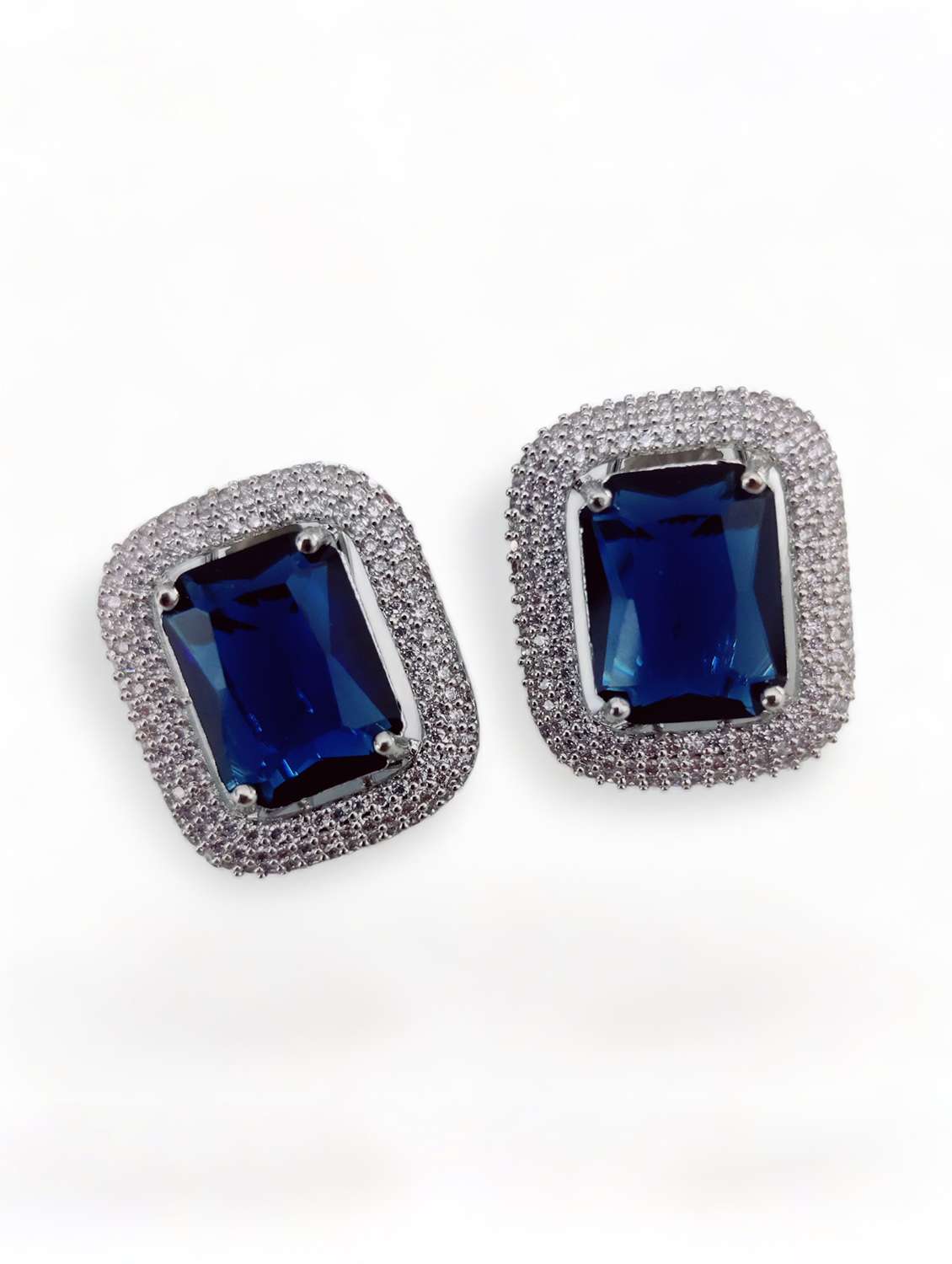 mesmerizing crystal blue studs - 22627885 -  Standard Image - 1