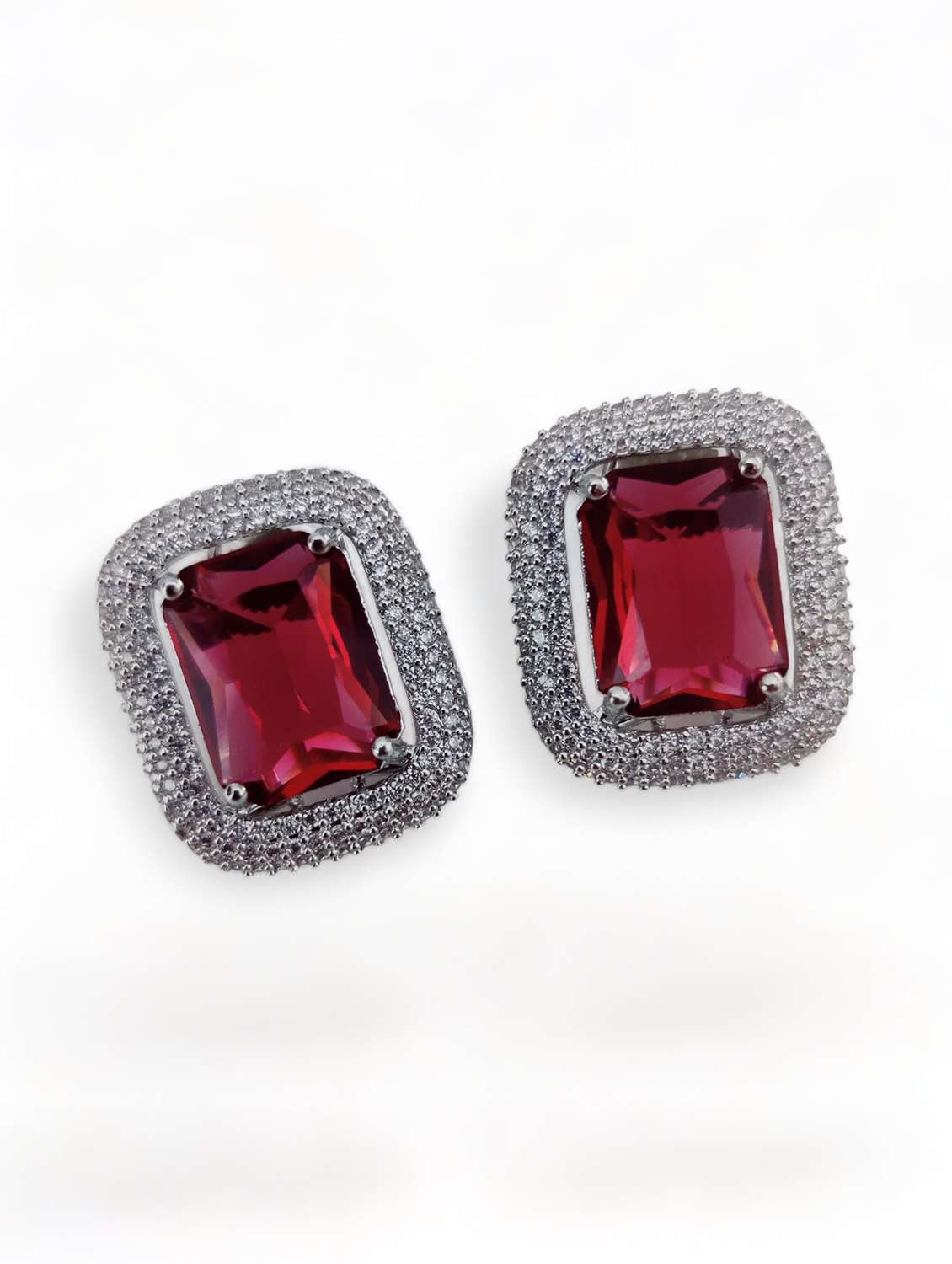 Captivating Crystal Red Studs - 22627889 -  Standard Image - 1