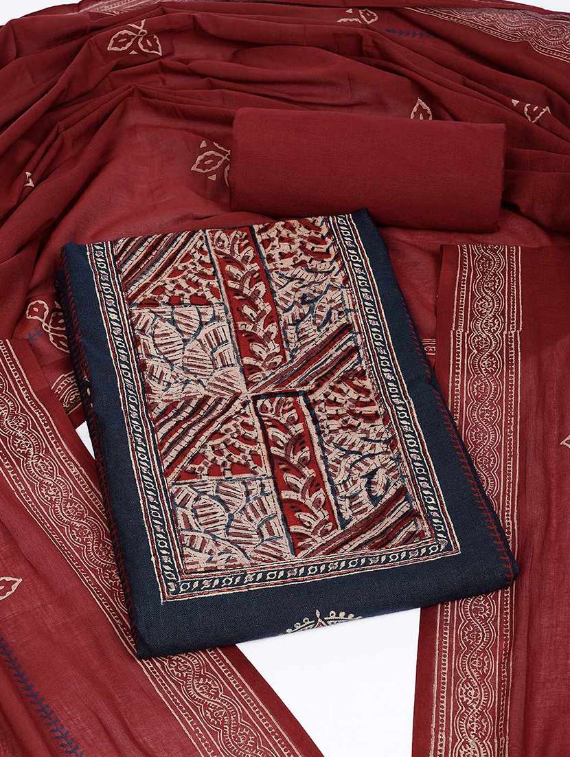 women printed unstitched suit set - 22628008 -  Standard Image - 1