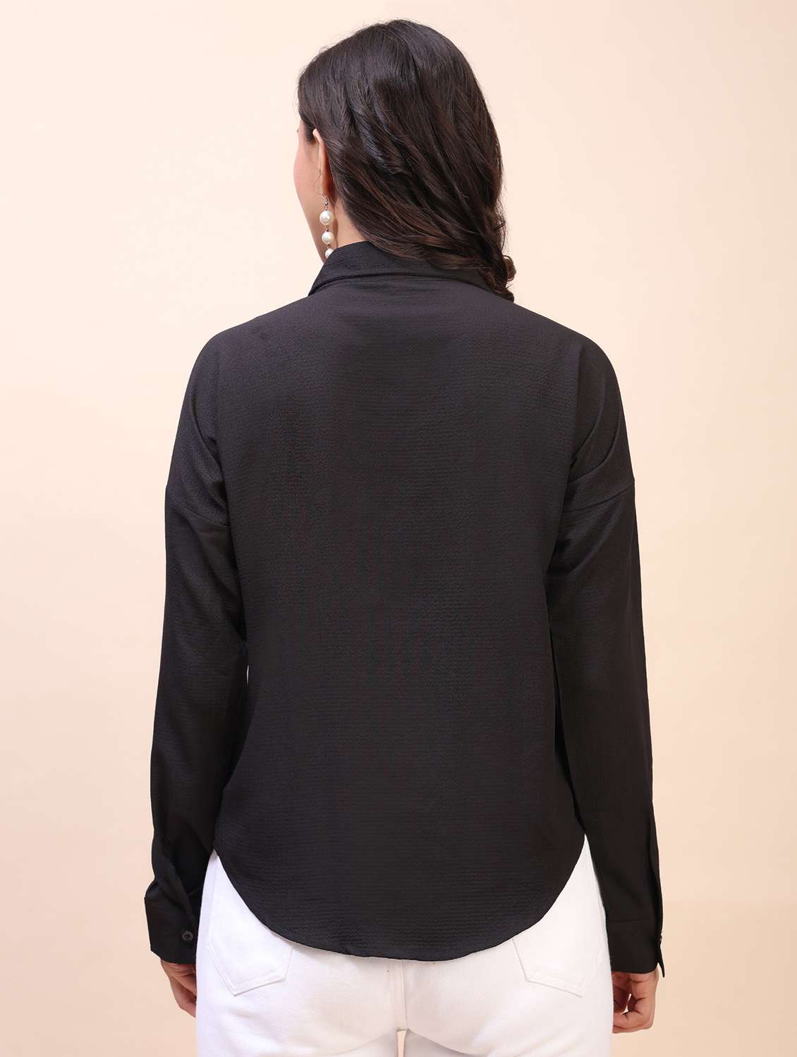Women Solid Long Sleeves Regular Top - 22635391 -  Standard Image - 4