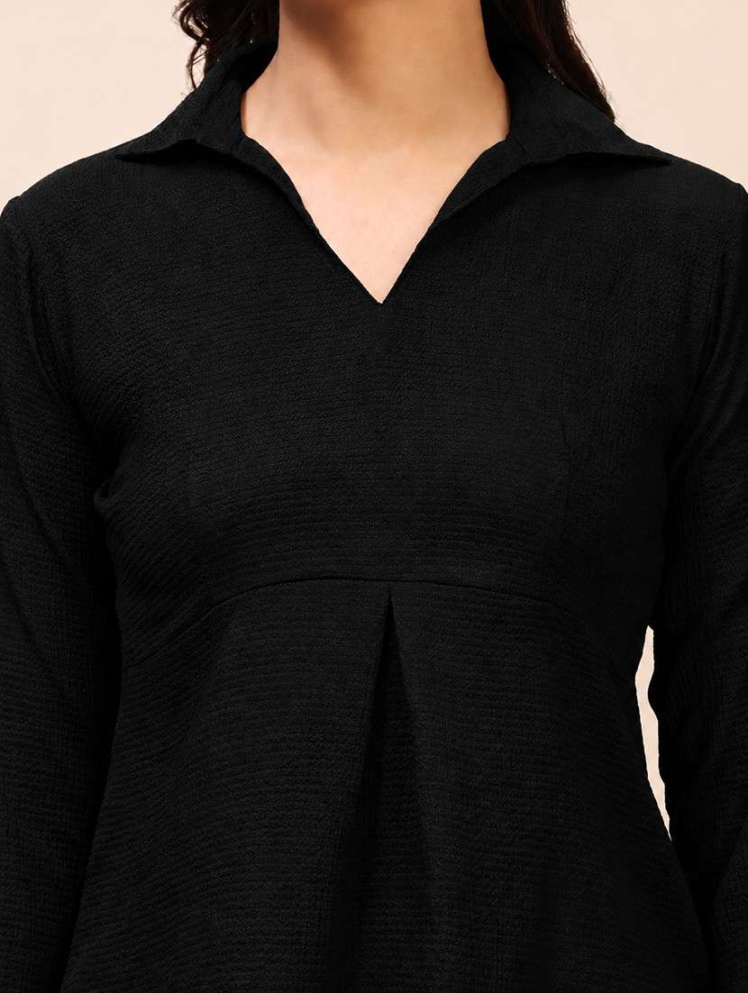 Women Solid Long Sleeves Regular Top - 22635399 -  Standard Image - 1