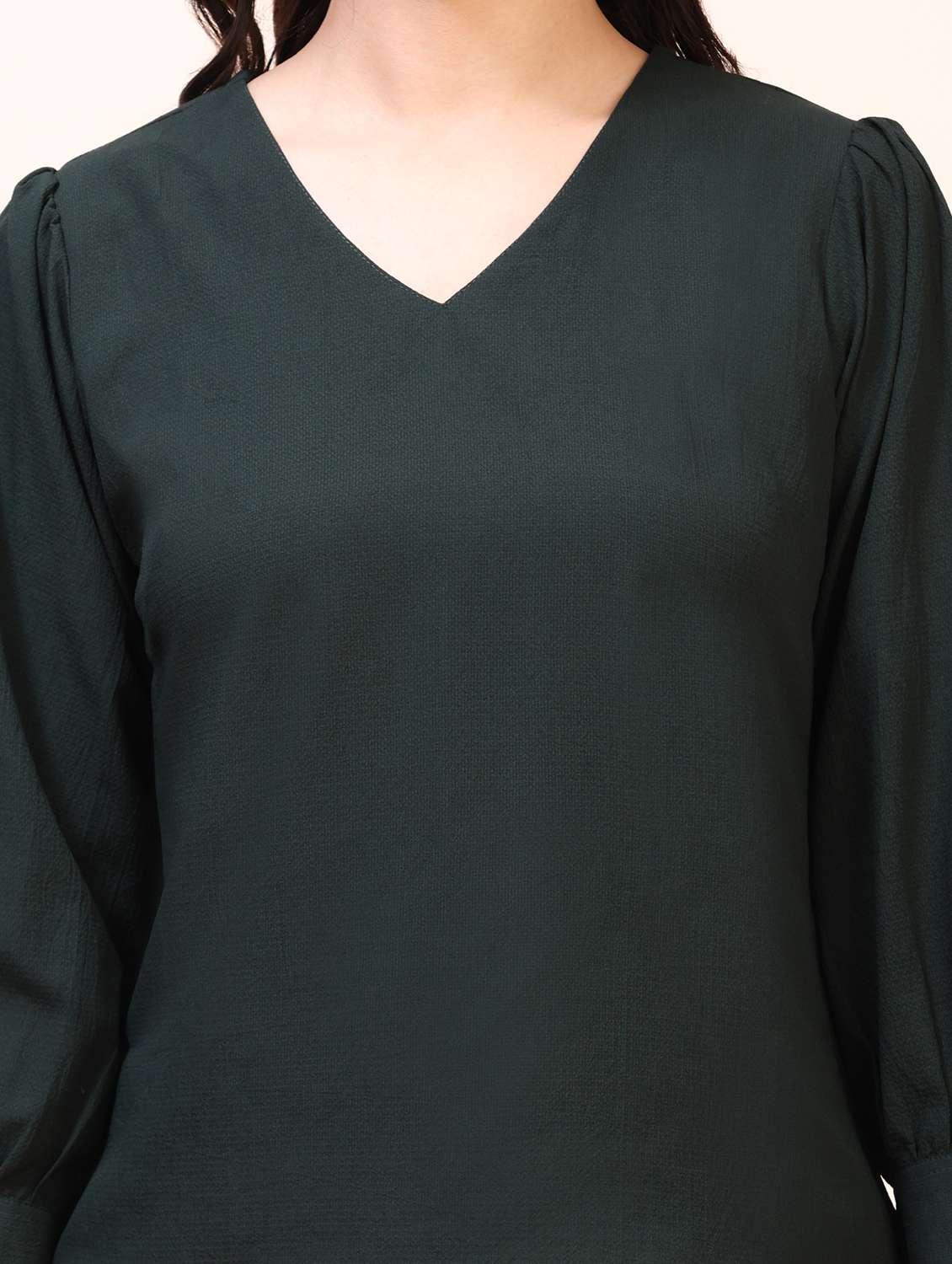 Women Solid Long Sleeves Regular Top - 22635416 -  Standard Image - 1