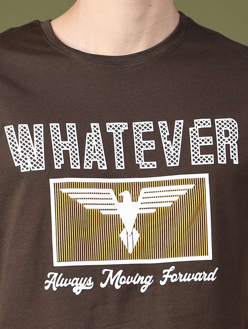 Men Printed Short Sleeve Regular Fit T-shirt - 22638143 -  Standard Image - 1