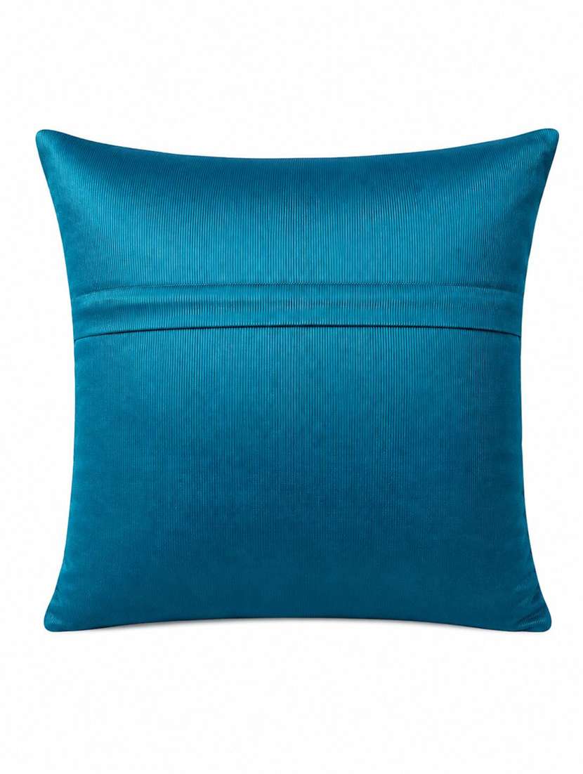 Set Of 2 Blue & Green Floral Printed Square Cushion Covers - 22639285 -  Standard Image - 4