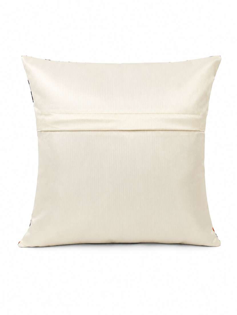 set of 2 ivory multicolour floral printed square cushion covers - 22639288 -  Standard Image - 4