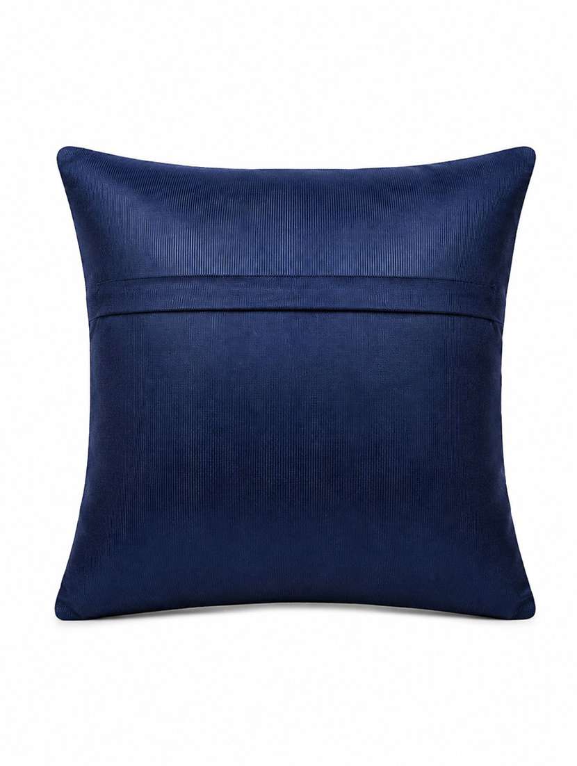 set of 2 teal blue multicolour floral printed square cushion covers - 22639300 -  Standard Image - 4