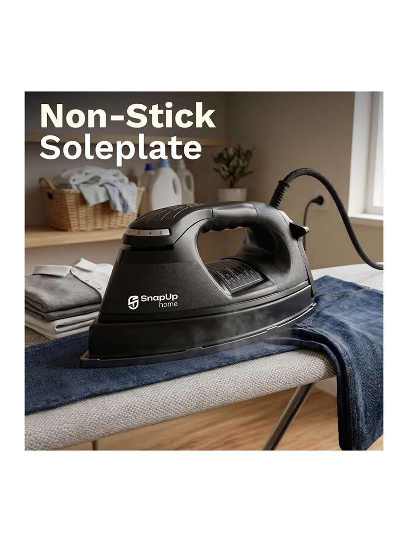 snapup home heavyup dry iron plancha 1000w - 22639545 -  Standard Image - 4