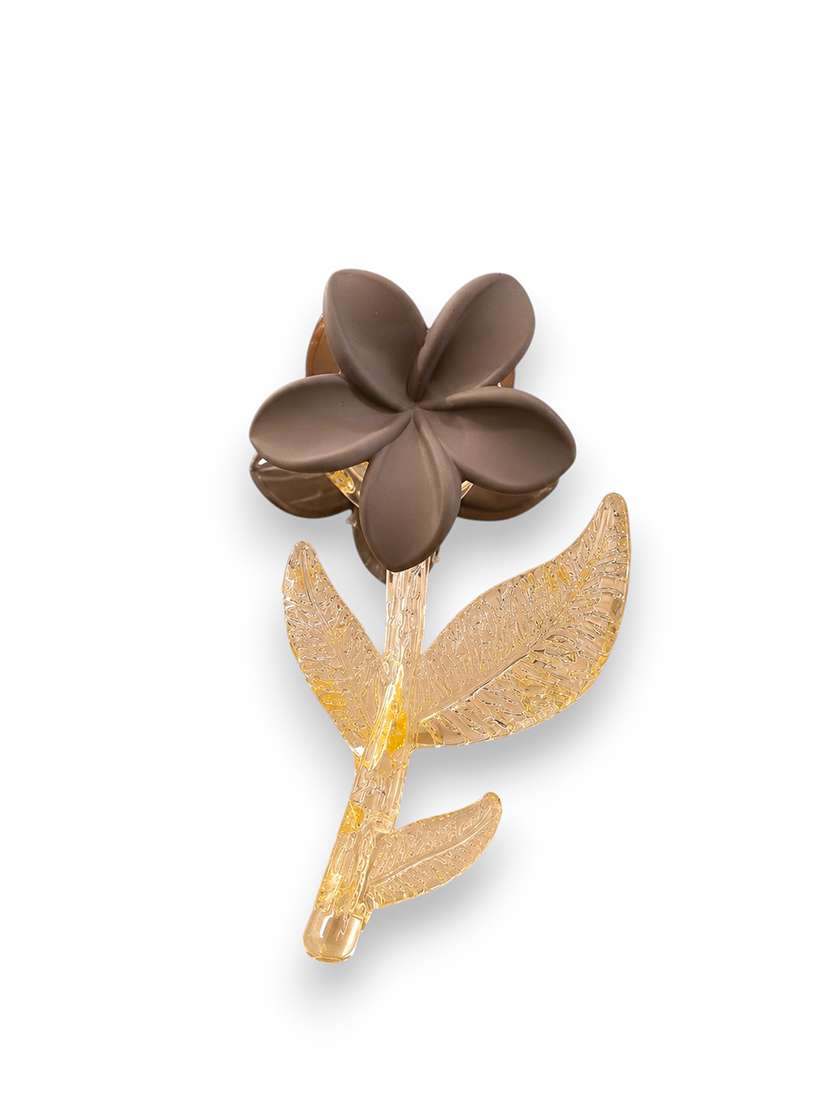 grey floral hair claw clip for women - 22639726 -  Standard Image - 1