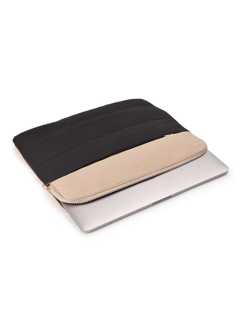 Black Polyester Zip Laptop Sleeve - 22642551 -  Standard Image - 1