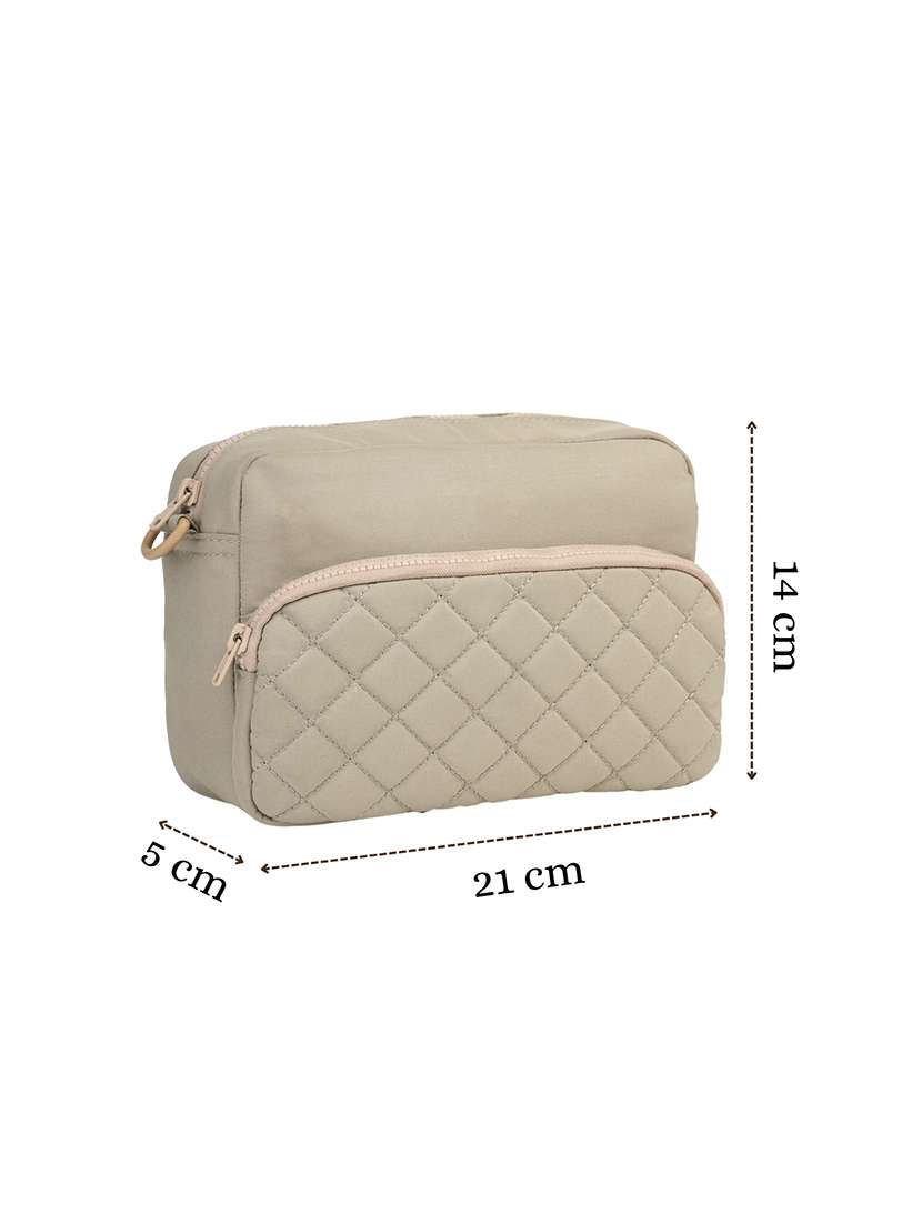 Women Textured Sling Bag With Adjustable Strap - 22642565 -  Standard Image - 4