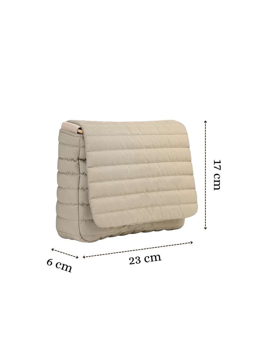 Women Textured Sling Bag With Adjustable Strap - 22642577 -  Standard Image - 4