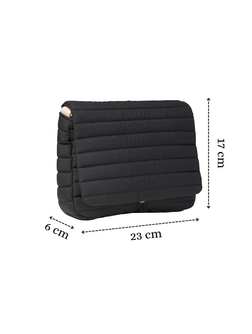 Women Textured Sling Bag With Adjustable Strap - 22642578 -  Standard Image - 4