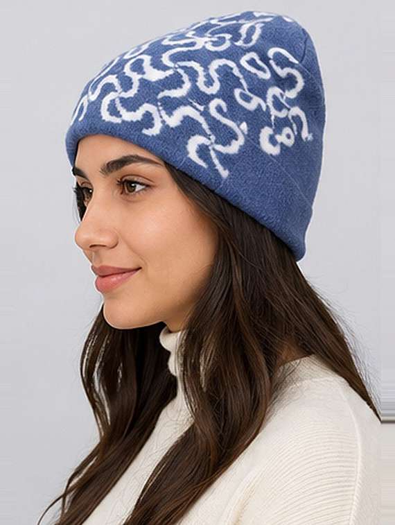 Women Self Design Winter Beanie Cap - 22642702 -  Standard Image - 1