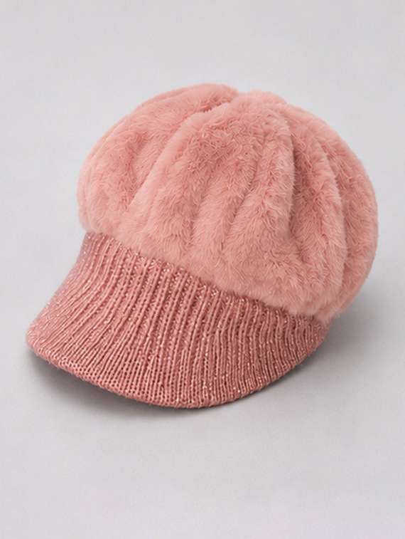 Women Solid Woollen Winter Cap - 22642771 -  Standard Image - 1