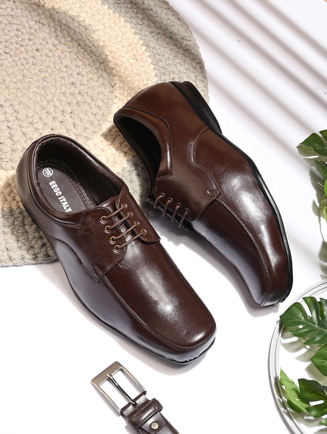 men brown slip on derby