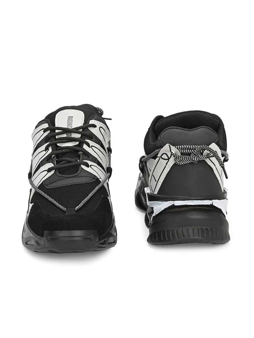 men colourblocked lace up casual shoes - 22657668 -  Standard Image - 1