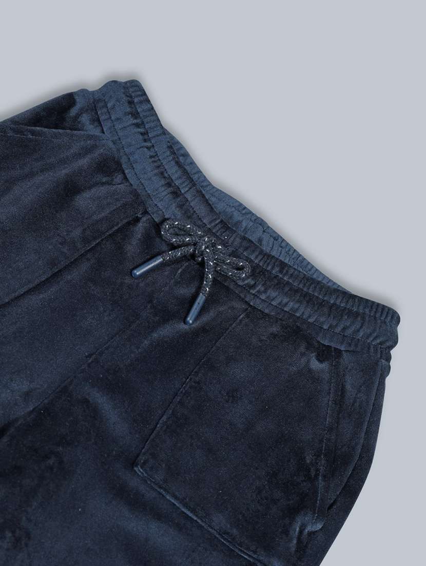 Girls Solid Mid Rise Relaxed Fit Cargo - 22658227 -  Standard Image - 1