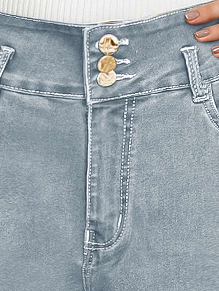 women washed high rise slim fit jeans - 22658433 -  Standard Image - 1