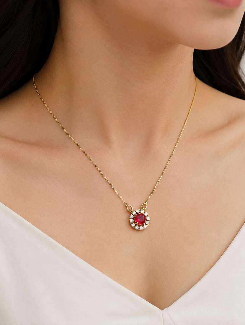 Women Crystal Stone Detailed Pendant - 22658465 -  Standard Image - 1
