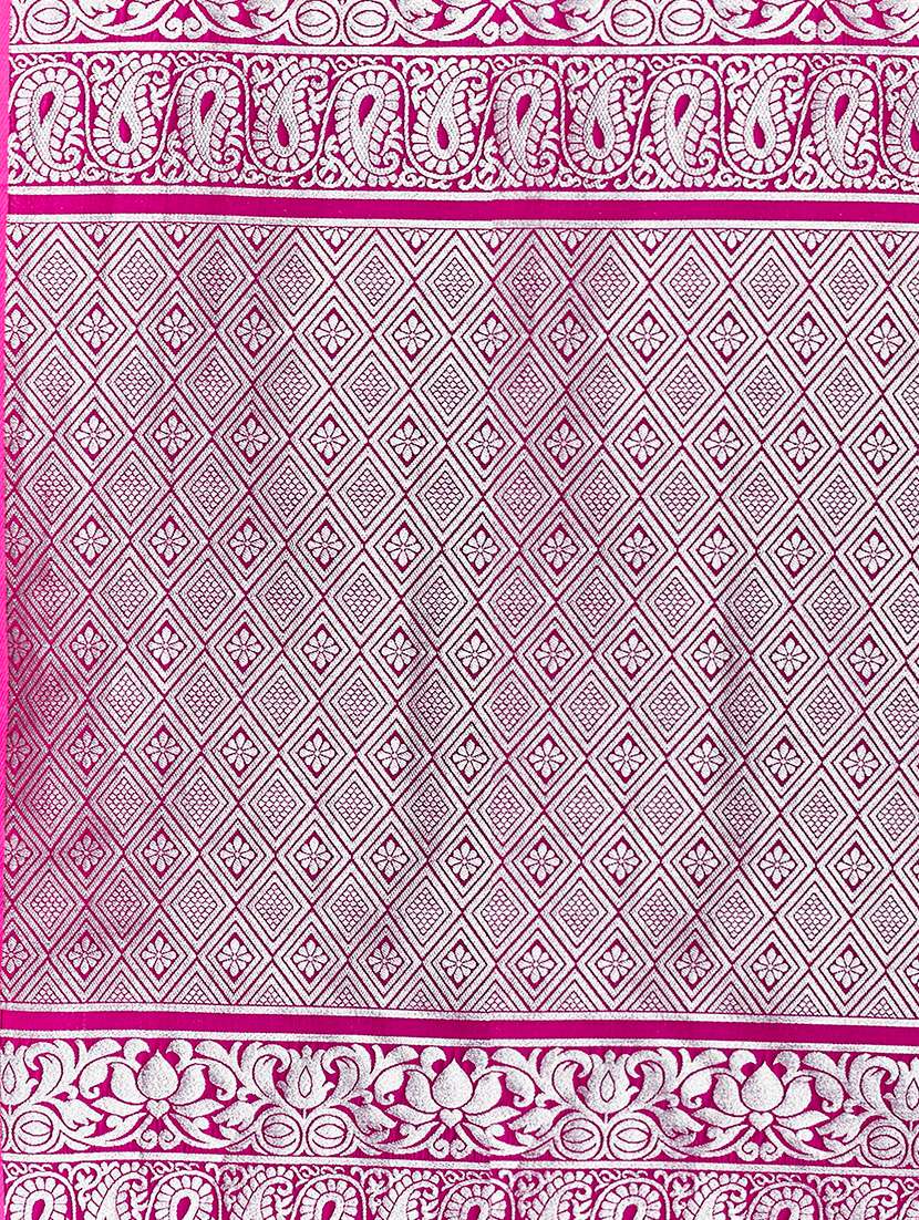 Women Self Design Banarasi Saree With Blouse - 22660292 -  Standard Image - 1