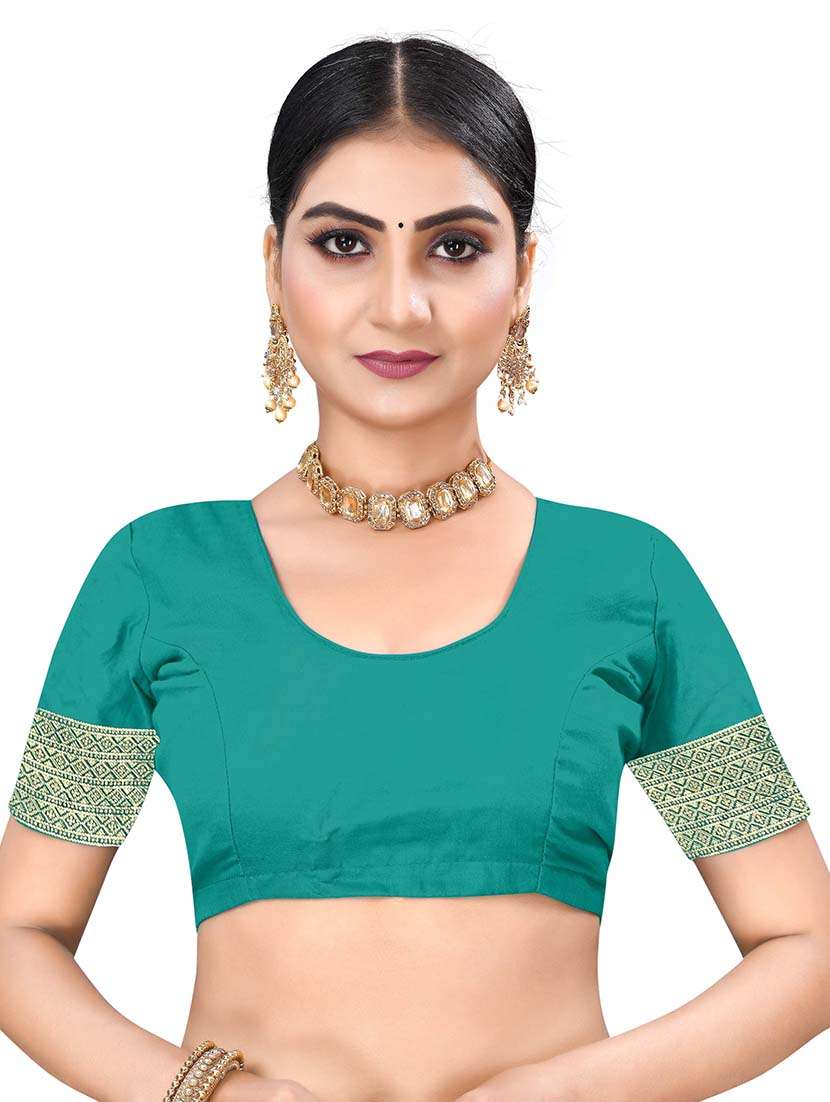 Women Self Design Banarasi Saree With Blouse - 22660393 -  Standard Image - 4