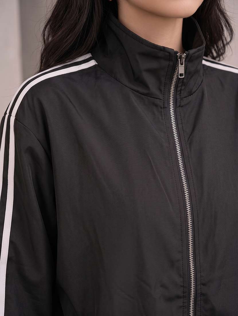 Women Tapered Long Sleeve Bomber Jacket - 22661993 -  Standard Image - 1