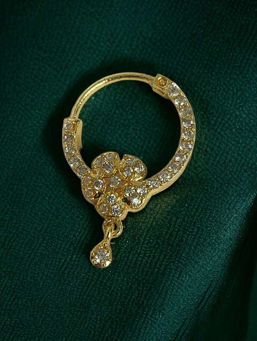 Gold-plated Crystal Nose Ring - 22662146 -  Standard Image - 1