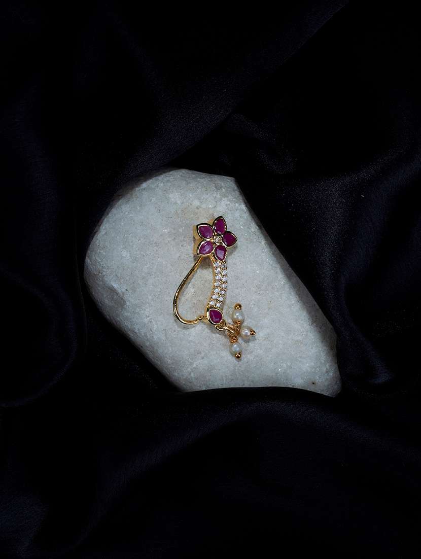 Radiant Harmony Opal Nose Pin - 22662204 -  Standard Image - 1