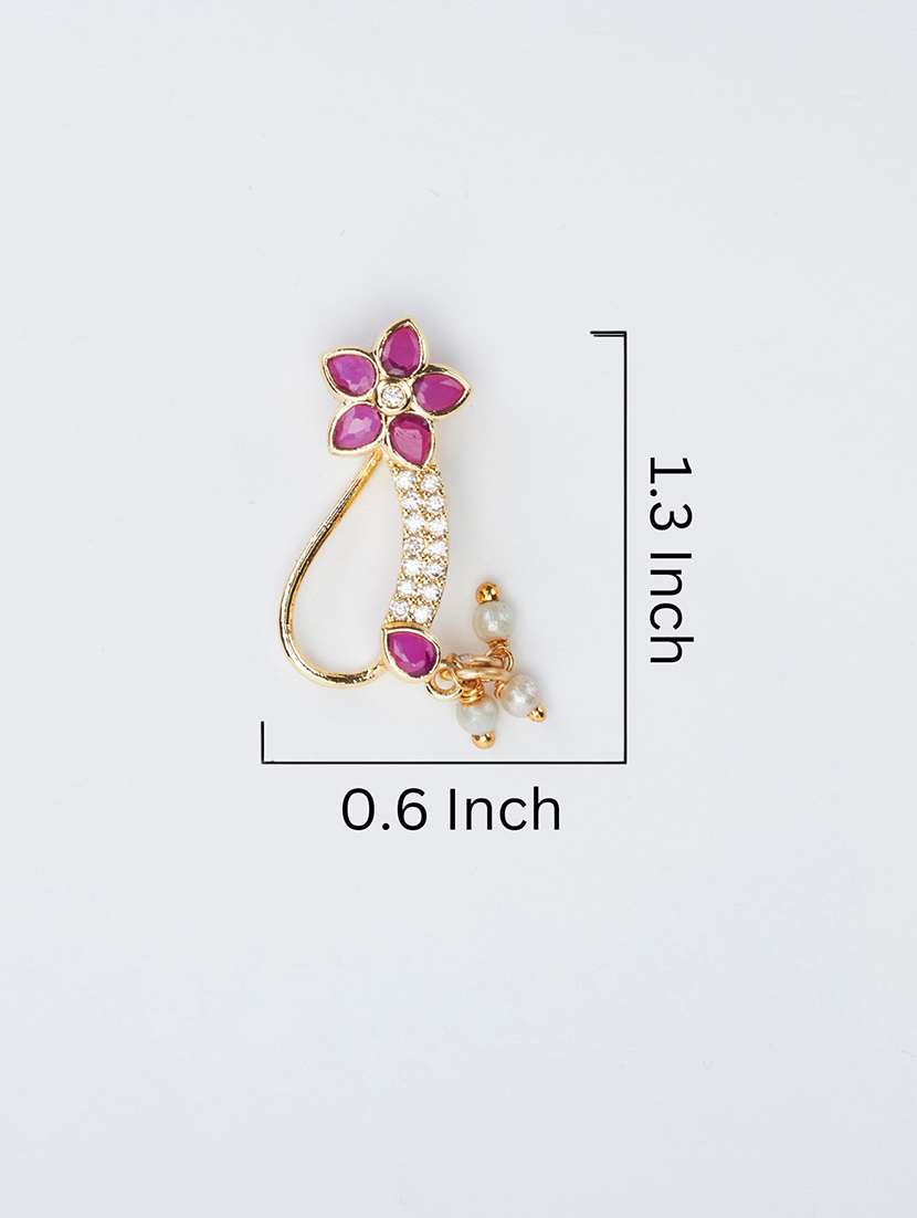 Radiant Harmony Opal Nose Pin - 22662204 -  Standard Image - 4