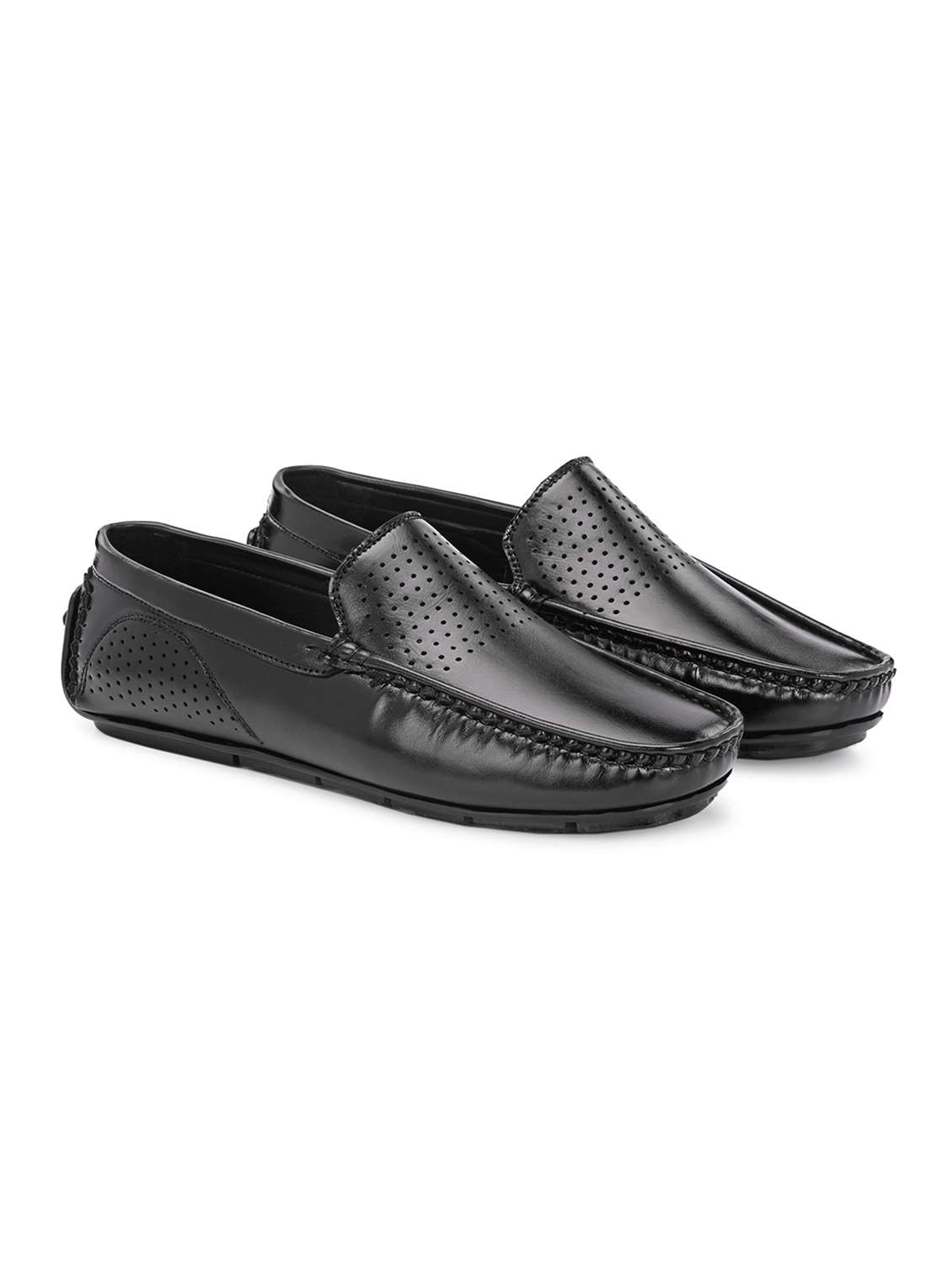 Men Textured Slip On Loafer - 22662510 -  Standard Image - 1