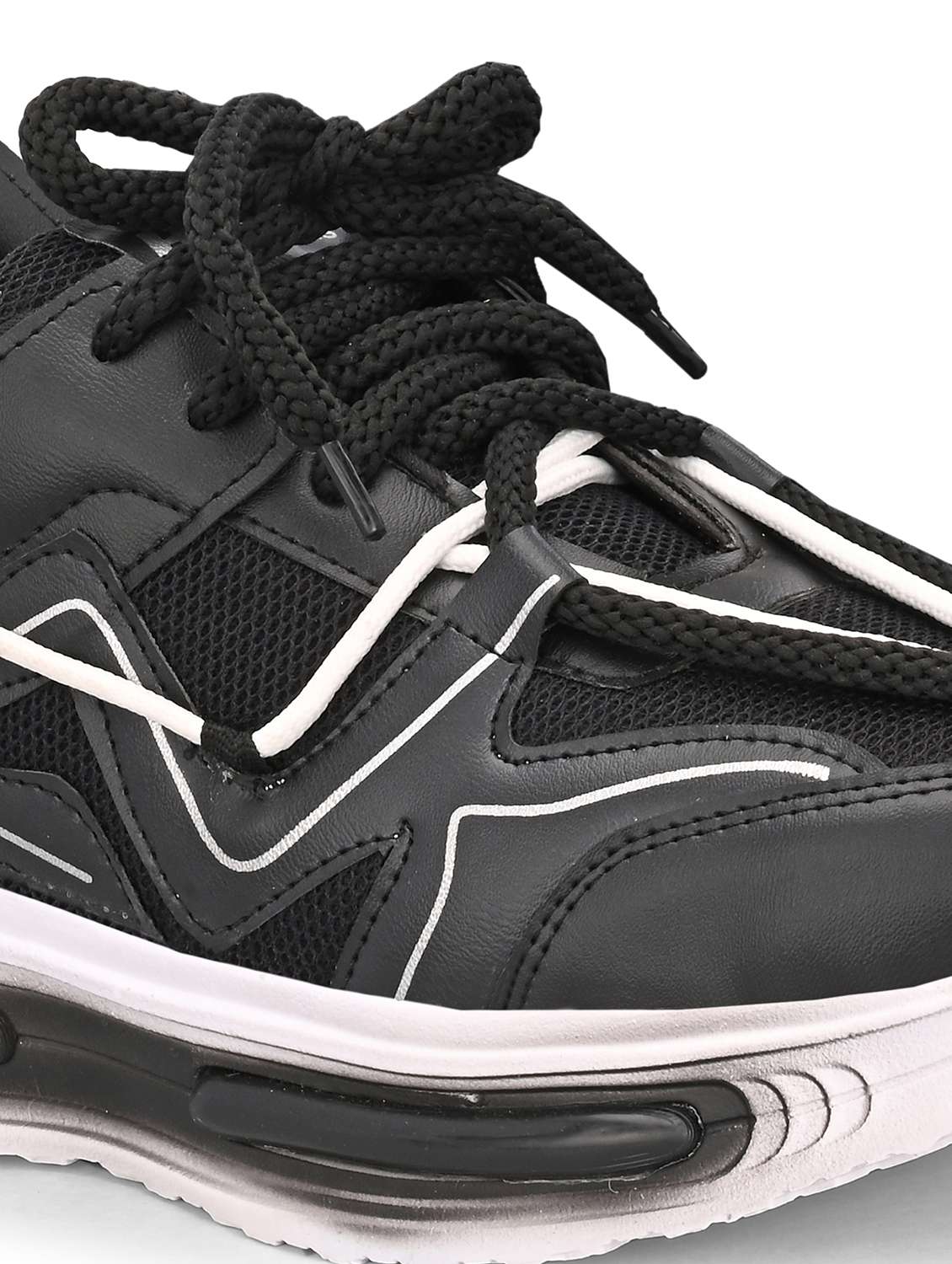 Men Textured Lace Up Sneaker - 22662511 -  Standard Image - 4