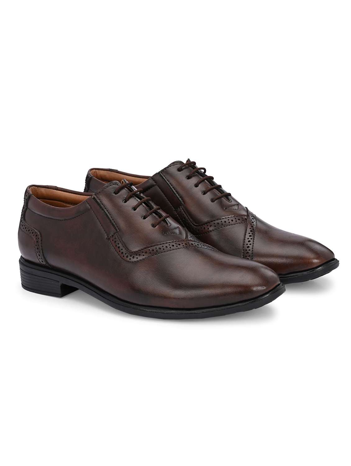 Men Textured Lace Up Oxford Shoes - 22662532 -  Standard Image - 1