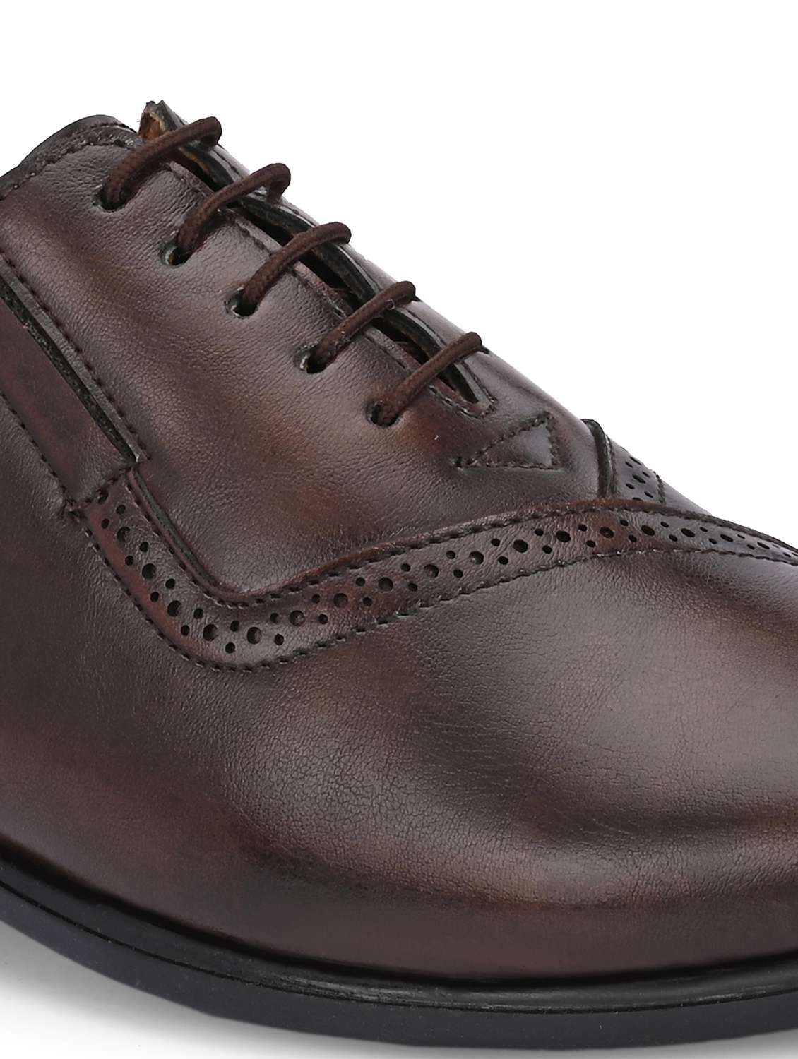 Men Textured Lace Up Oxford Shoes - 22662532 -  Standard Image - 4