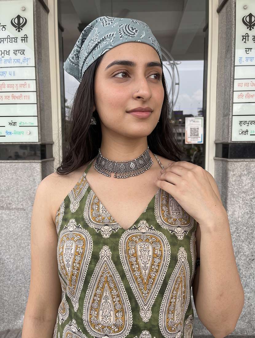 Women Printed Halter Neck Straight Kurti - 22662585 -  Standard Image - 1