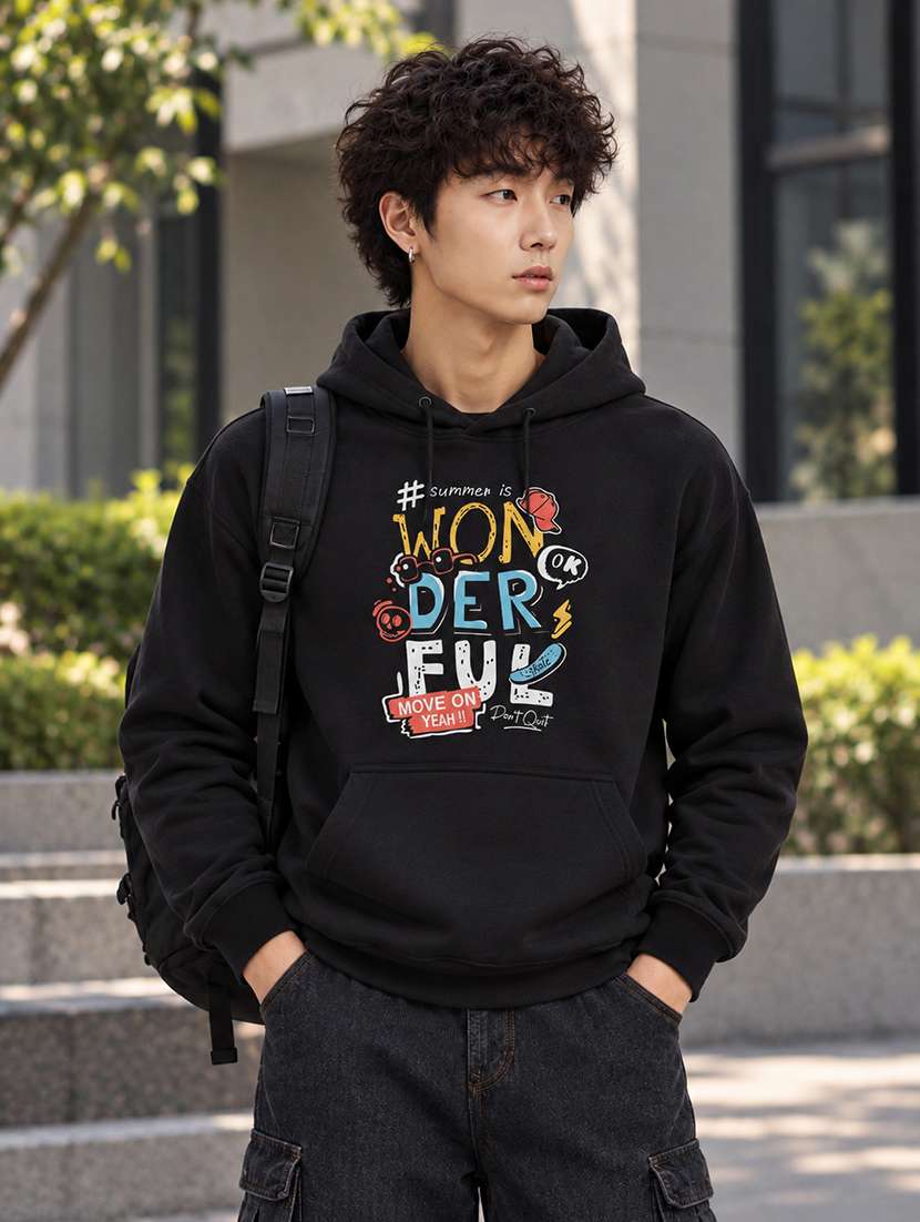 Men Printed Short Sleeves Oversized T-shirt - 22663584 -  Standard Image - 1