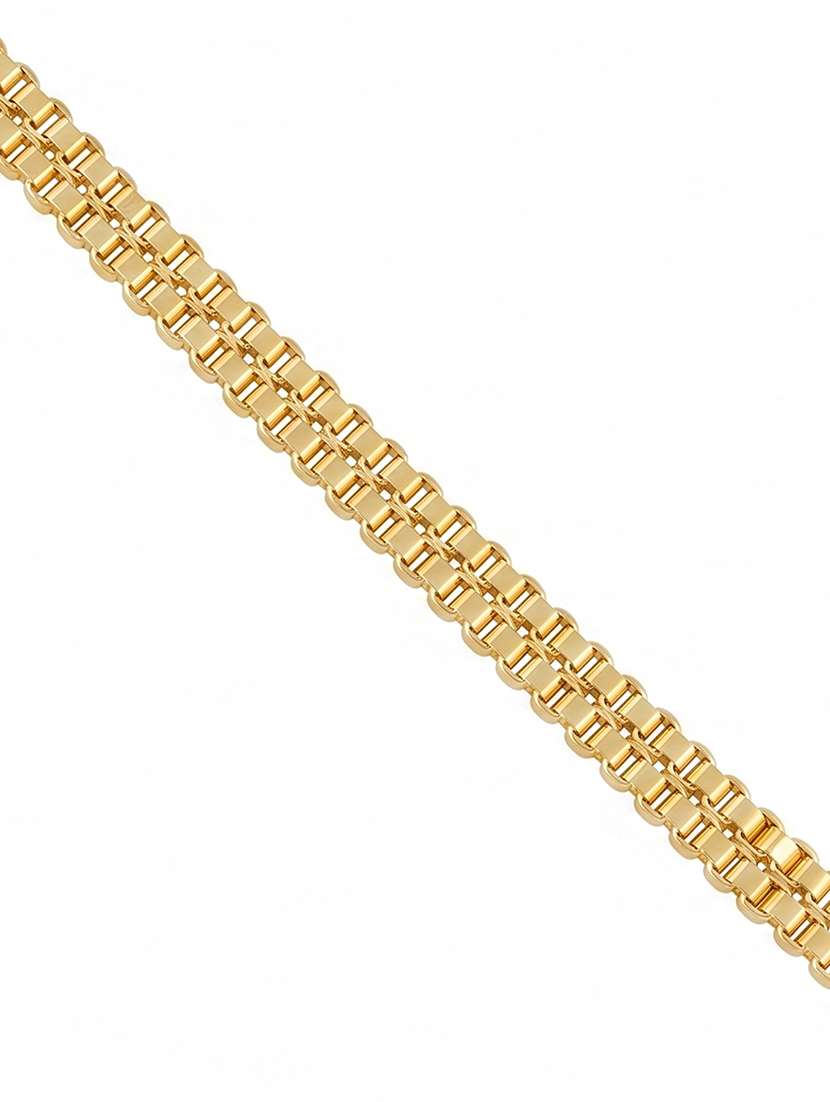Men Brass Gold Plated Heavy Bracelet - 22663928 -  Standard Image - 1