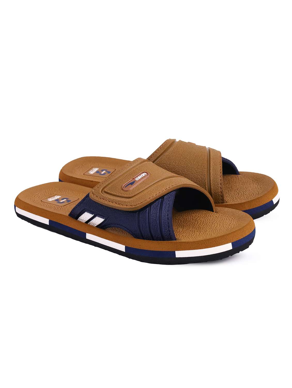 Women Colourblocked Slip On Slider - 22664404 -  Standard Image - 1