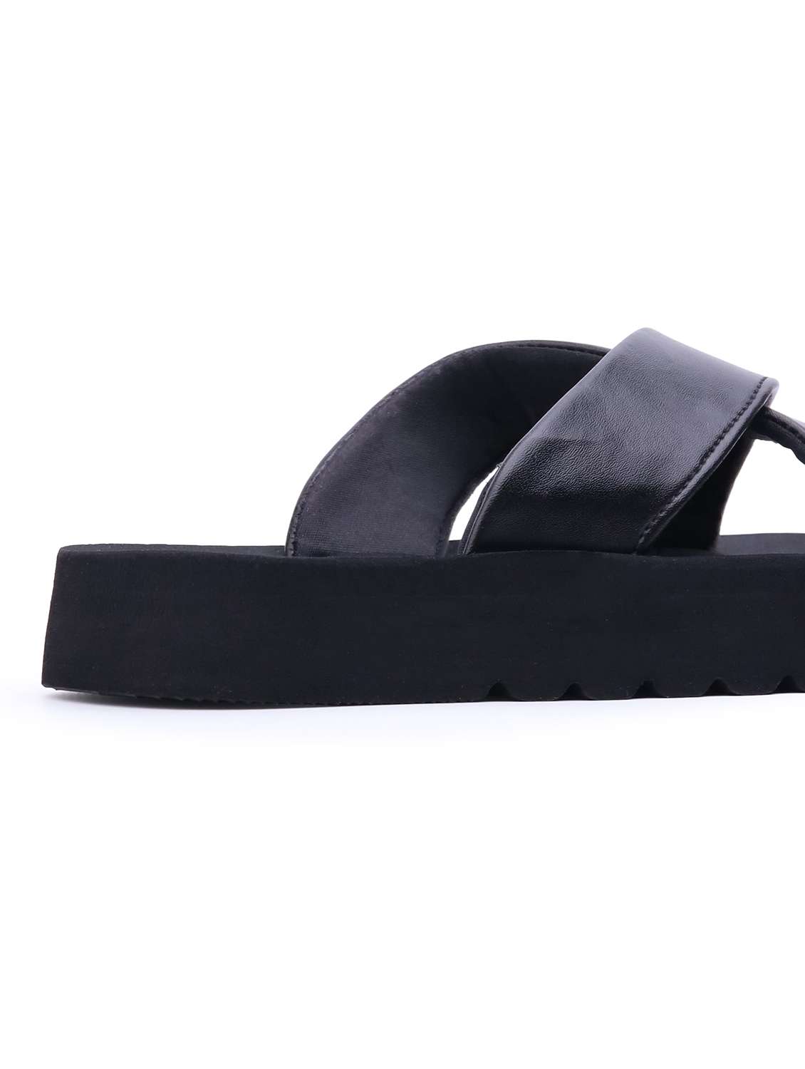 Men Solid Slip On Slider - 22664406 -  Standard Image - 4