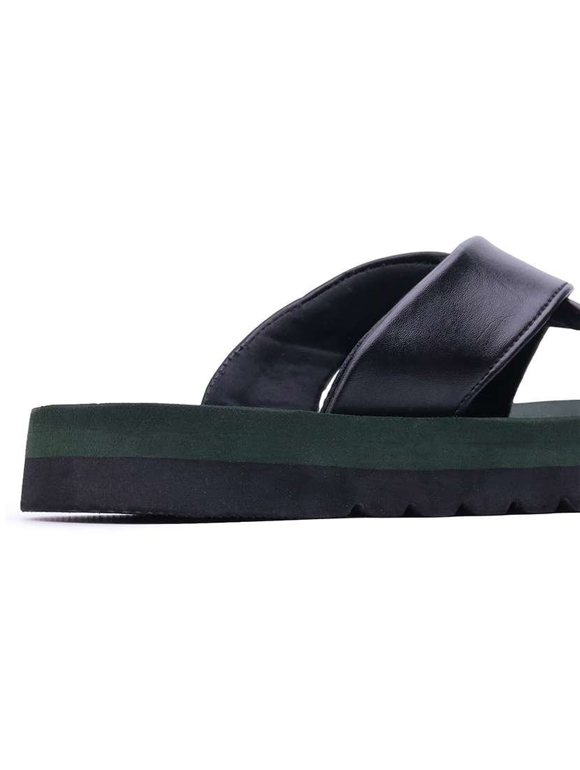 Men Solid Slip On Slider - 22664407 -  Standard Image - 4